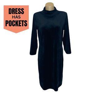 Sanctuary [L] Velvet Turtleneck Dress (2237)